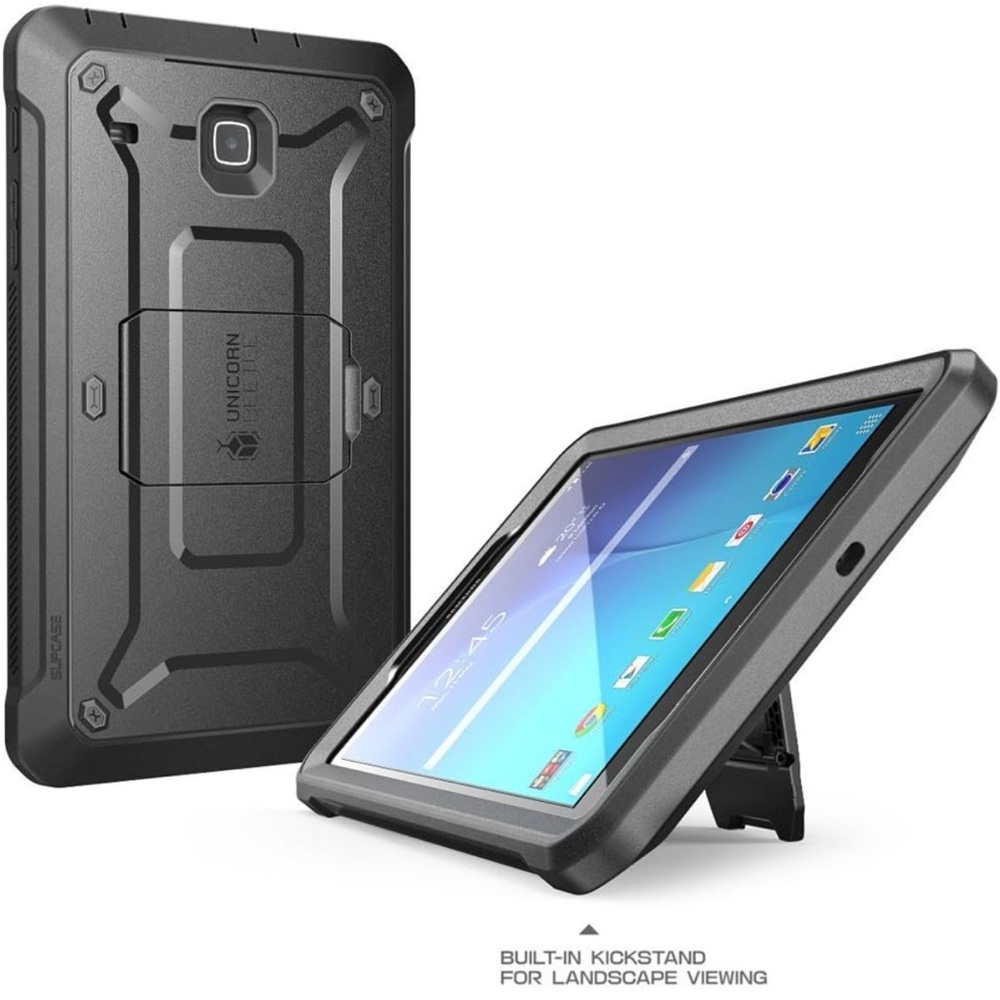 SUPCASE Unicorn Beetle Pro Series Case Designed for Galaxy Tab E 8.0 (Black)